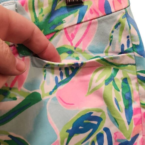 Lilly Pulitzer Kelly High Rise Skinny Ankle Pant Multicolor Totally Blossom Wome - Picture 14 of 16